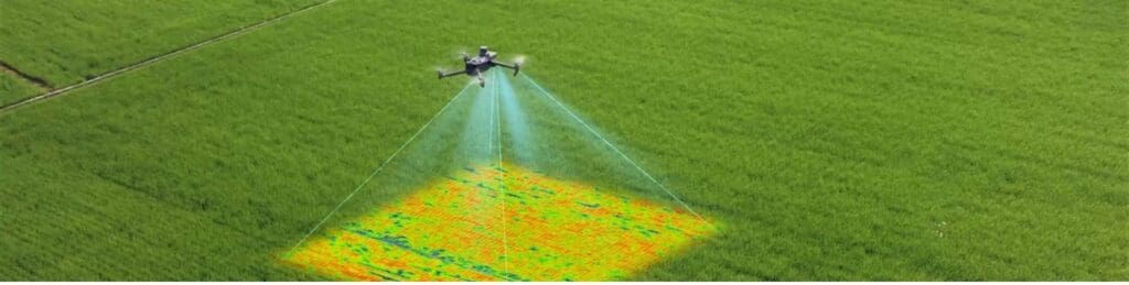 Drone technology in irrigation systems